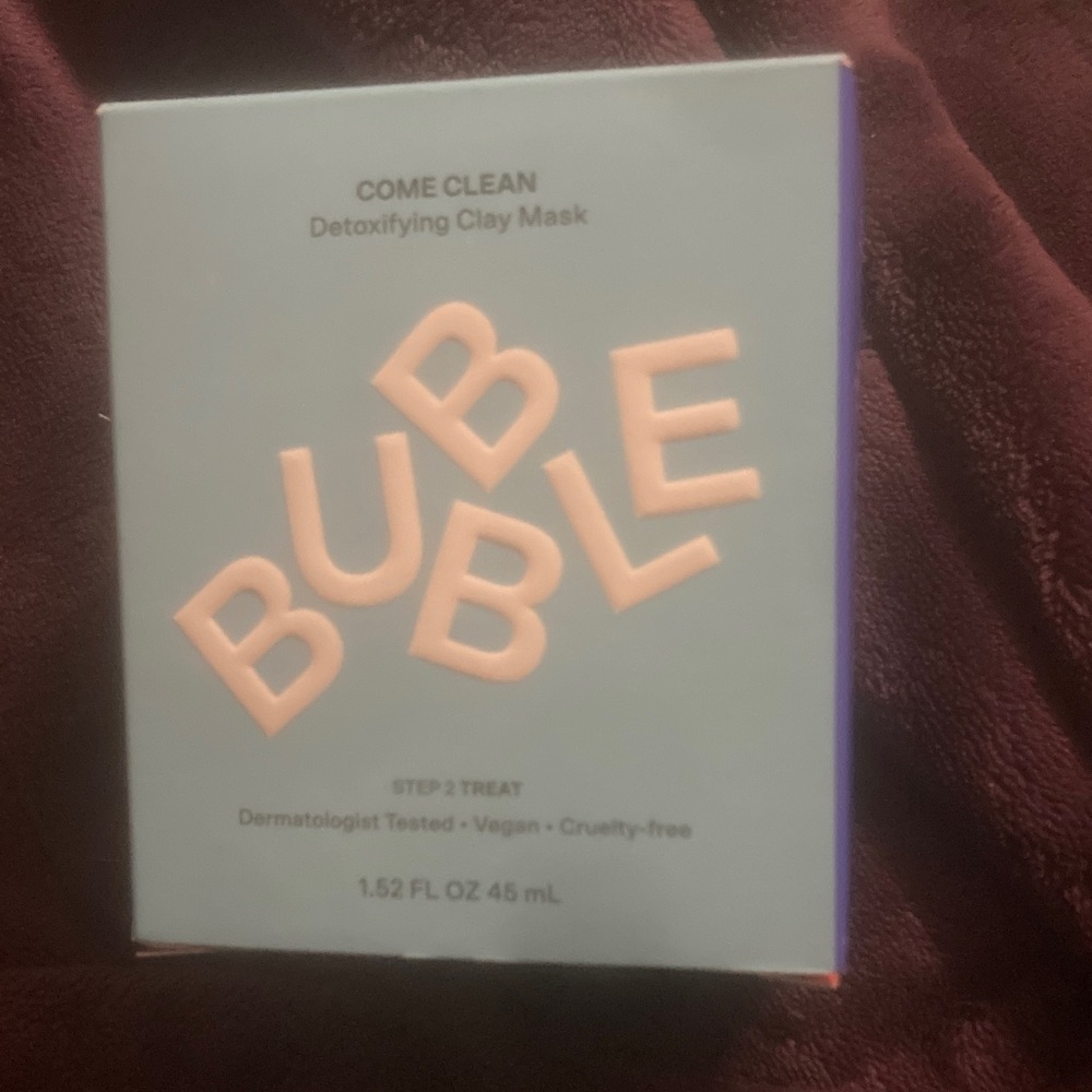Bubble Come Clean Detoxifying Clay Mask - Purple